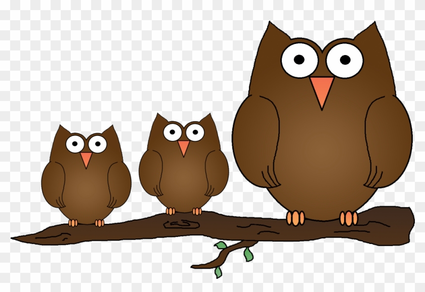 Owl Clipart Image Wise Old Owl Cartoon Owl On A Tree - Cartoon #745083