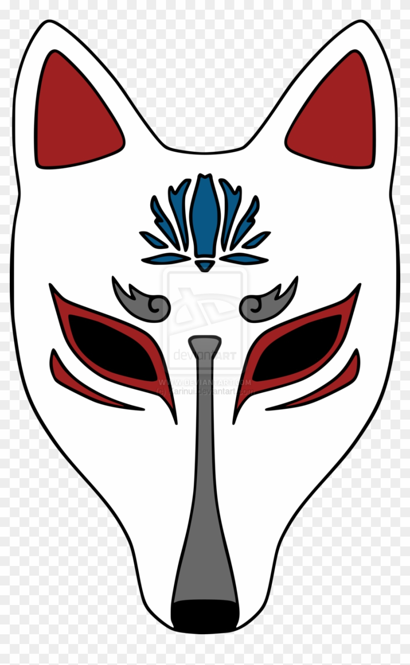 Kitsune Mask By Karinui On Deviantart - Kitsune Logo #745129