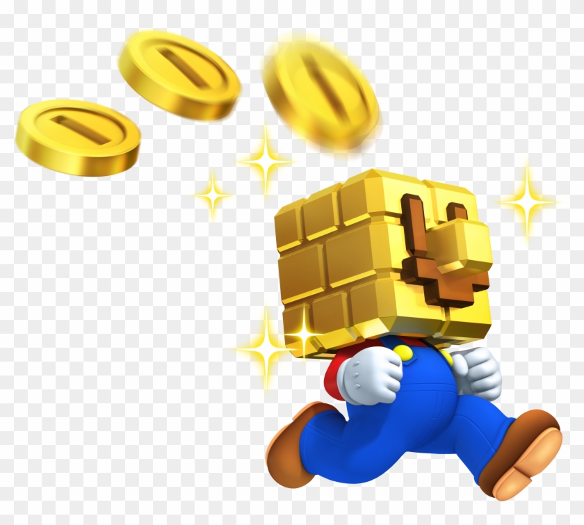 Gold Block - New Super Mario Bros 2 Gold Block #745250