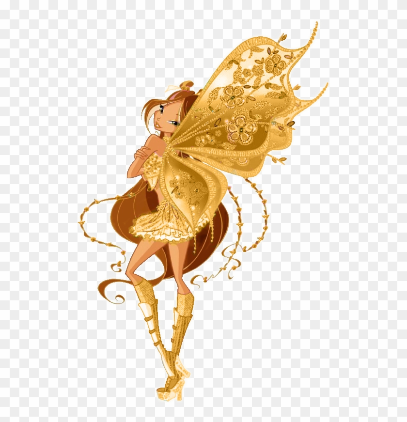 Winx Club Gold Believex Flora By Alexaspears1333 - Winx Club Season 8 Flora #745271