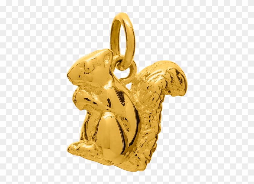 Gold Plated Squirrel Charmgold Plated Sterling Silver - Selection Of Animal Single Sterling Silver Charms. #745312