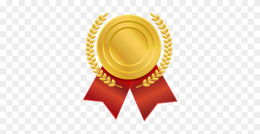 Gold Medal Clipart Png - Distance Bracelets For Lovers - 2pcs Black Matte Agate #745342