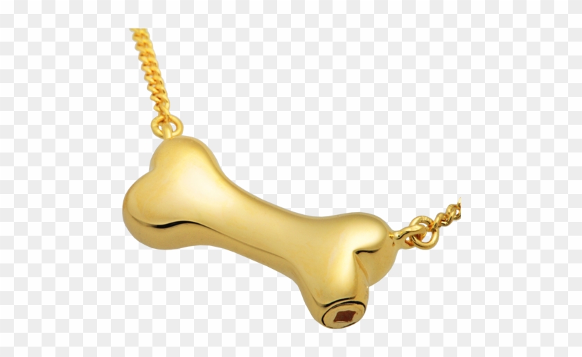 Wholesale Pet Cremation Jewelry Gold Dog Bone Urn Opening - Gold Dog Bone Necklace #745355