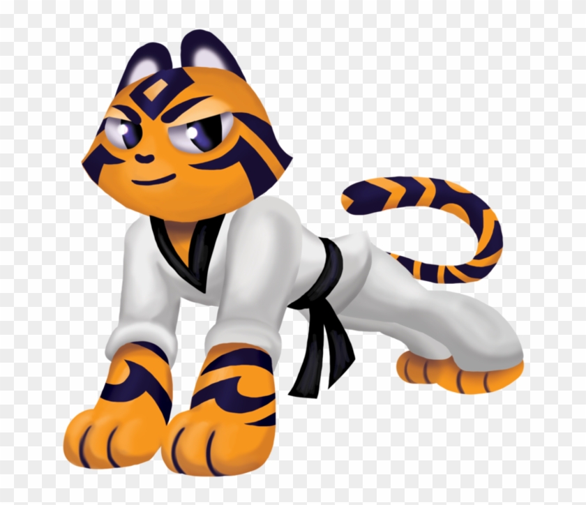 Push-up Tiger By Snowboardleopard - Cartoon #745437