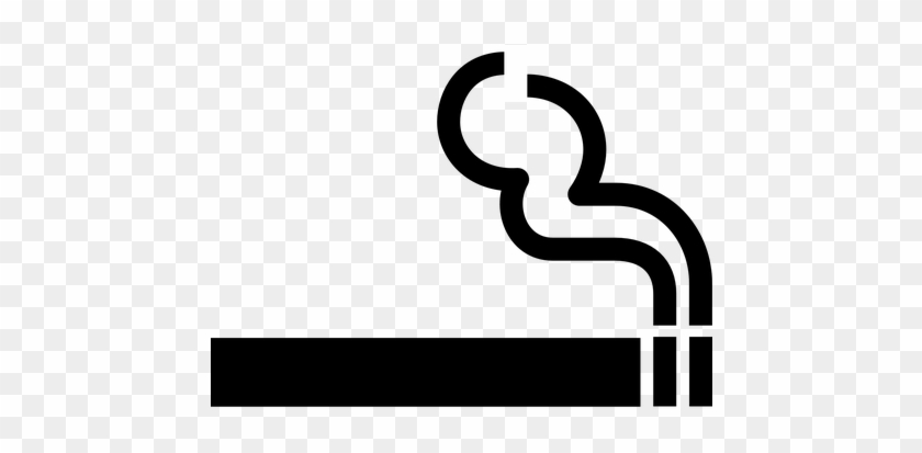 Cigarette Clipart Tobacco - Smoking Symbol #745494