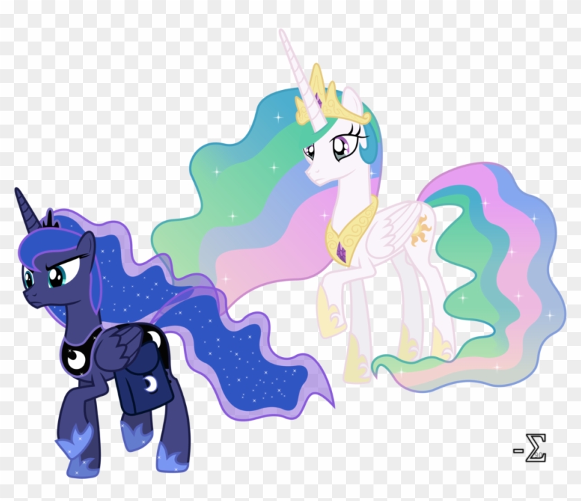 My Little Pony Princess Luna And Princess Celestia - Princess Celestia And Princess Luna #745517
