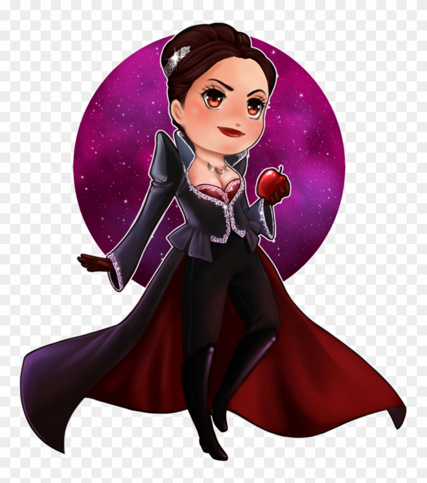 Chibi Evil Queen By Annettasassi On Deviantart Snow - Chibi Once Upon A Time #745601