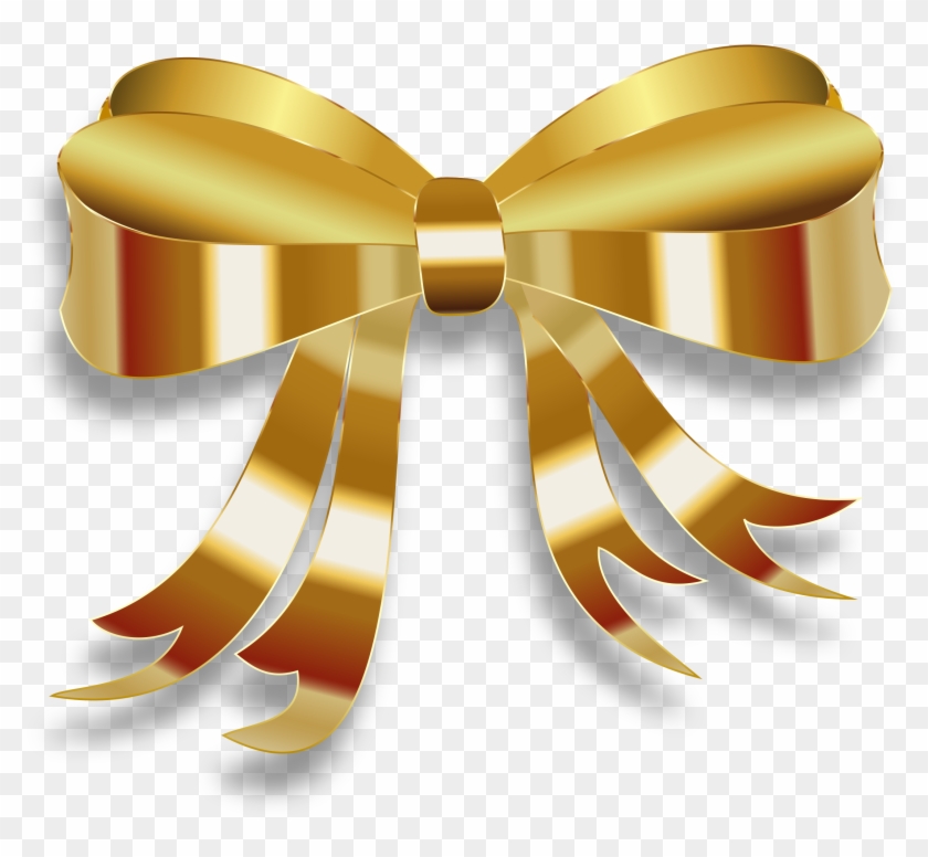 Clipart - Gold Ribbon Clip Art #745976