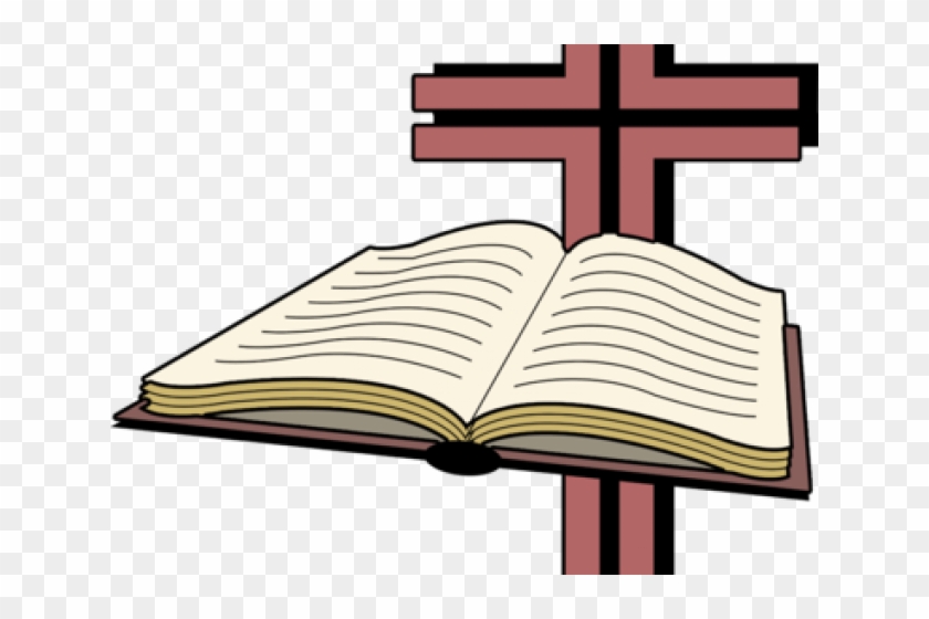 Bible And Cross Clipart - Bible #746085