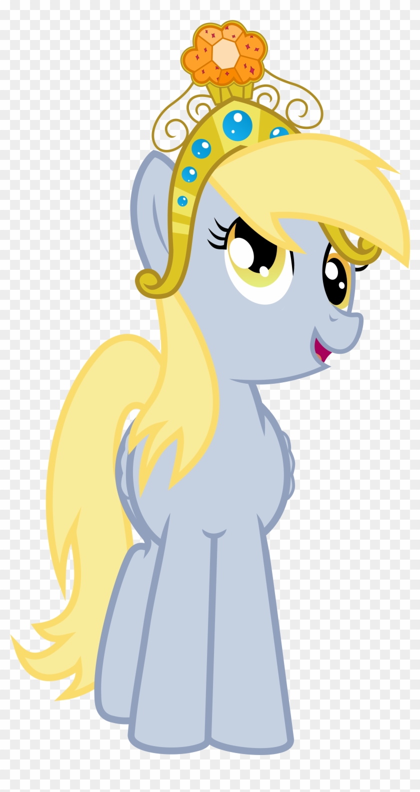Derpy In Her Big Crown Thingy - My Little Pony: Friendship Is Magic #746092