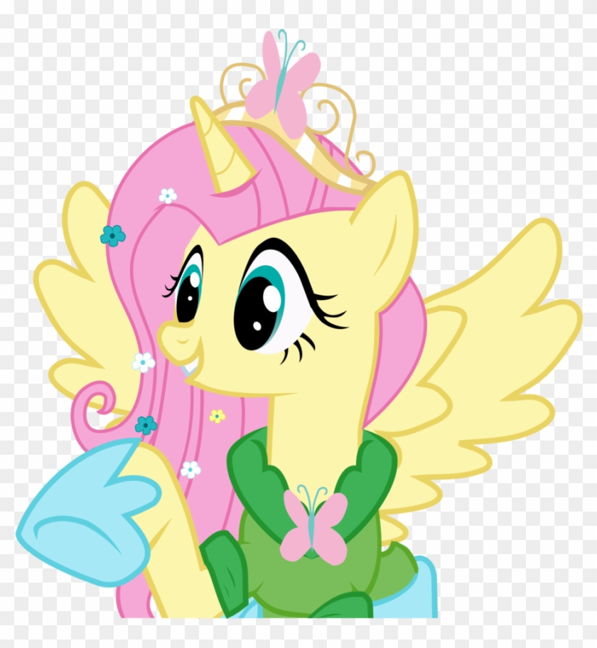 Clothes, Crown, Dead Source, Dress, Fluttercorn, Fluttershy, - My Little Pony G5 #746111