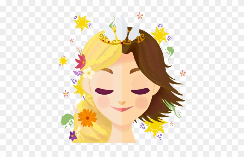 Gold Crown Clipart Transparent Background - Tangled #746121