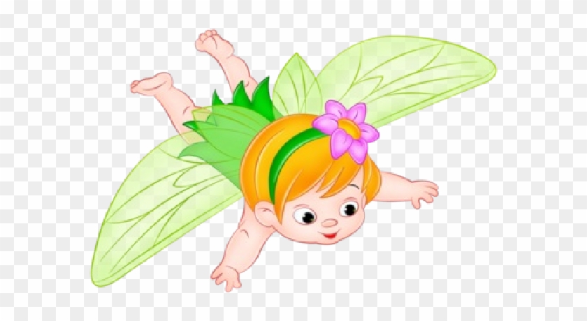 Cute Baby Fairies Cartoon Clip - Fairy #746124