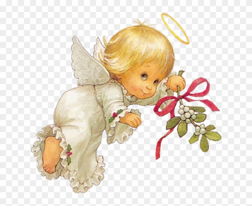 Cute Christmas Angel Free Png Clipart Picture - Angel Clipart #746145