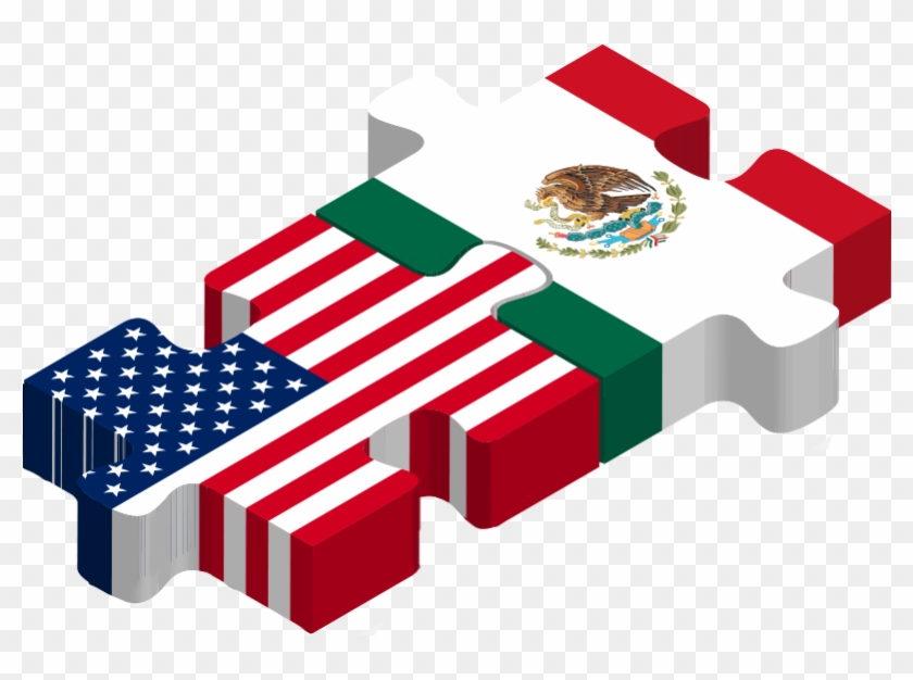 Mexico-eu - Usa And Mexico Png #746224