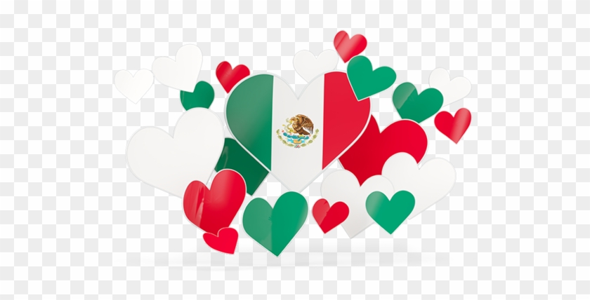 Illustration Of Flag Of Mexico - Kuwait Flag Heart #746225