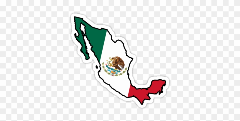 Mexico's Flag Is Made Up Three Vertical Stripes - Mexico Country And Flag #746238