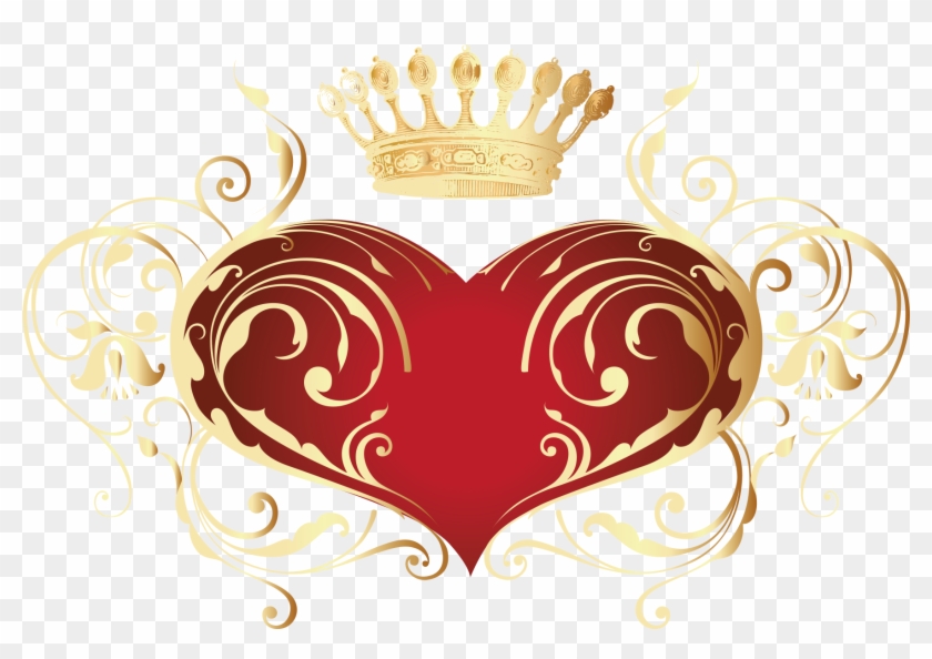 I Love Red And Gold Crown - I Love Red And Gold Crown #746313