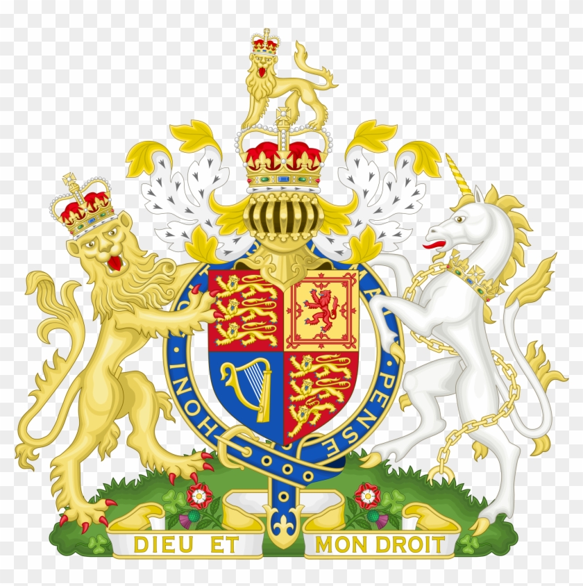 Mythical Clipart Monarchy - British Coat Of Arms #746289