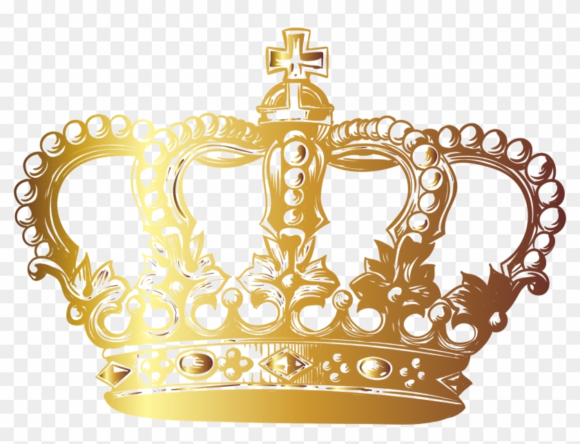 Coroa Rei E Príncipe - Coroa Dourada #746339