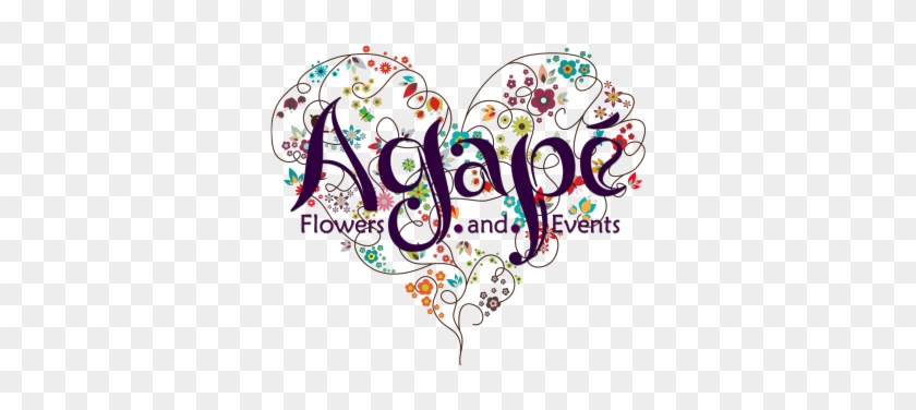 Agape Flowers And Events Logo - Flower #746432