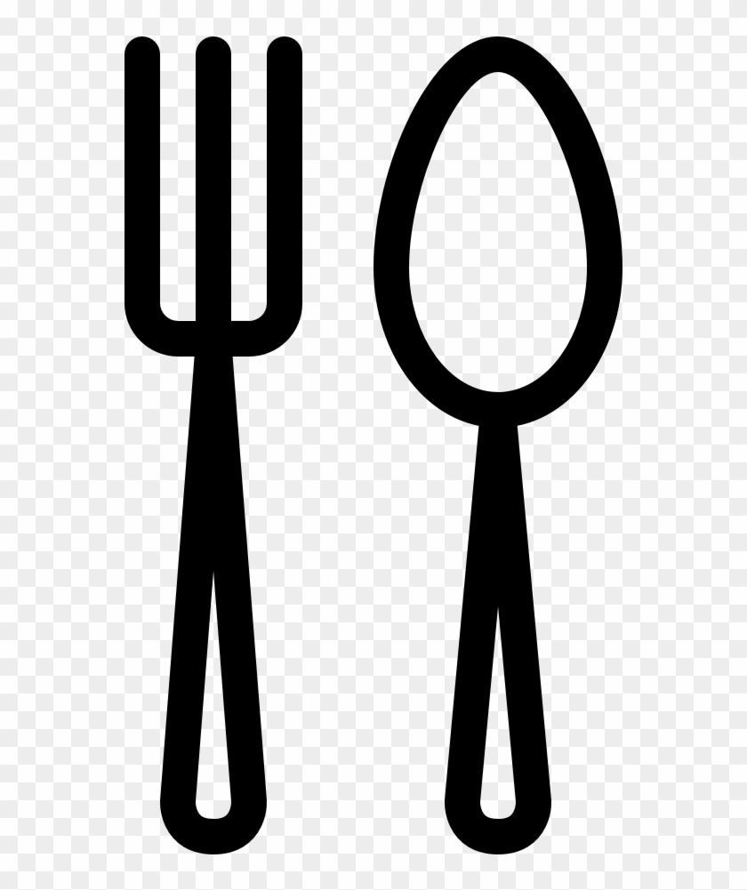 Food Utensils Fork Spoon - Icon Fork And Spoon Png #746565