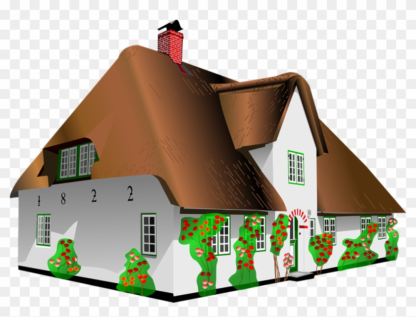 Cartoon Houses 24, Buy Clip Art - Çiftlik Evi Png #746595