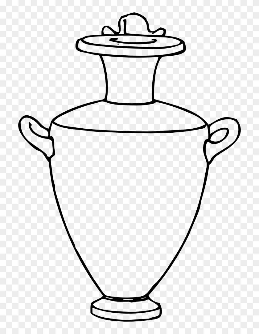 Greek Amphora - Amfora Clipart #746679