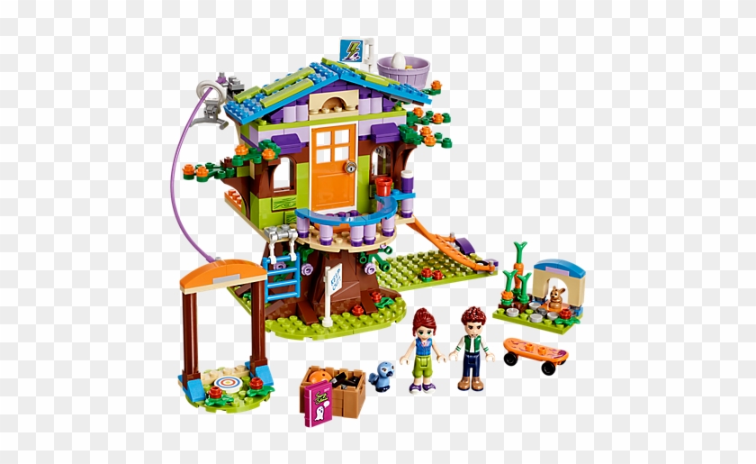 Mia's Tree House Has A First Floor Room With Storage - Mia's Tree House Lego Friends #746789