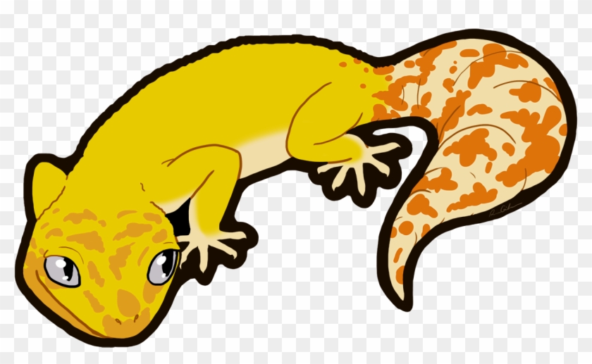 Leopard Gecko - Leopard Gecko Cartoon Png - Free Transparent PNG Clipart  Images Download