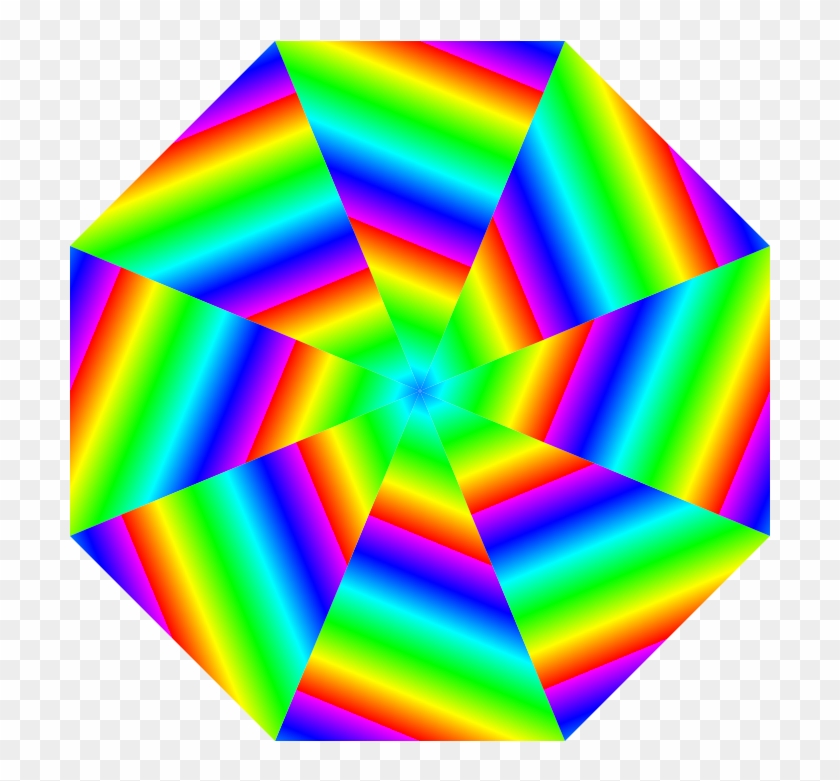 Shattered Rainbow Octagon By 10binary - Art #746985