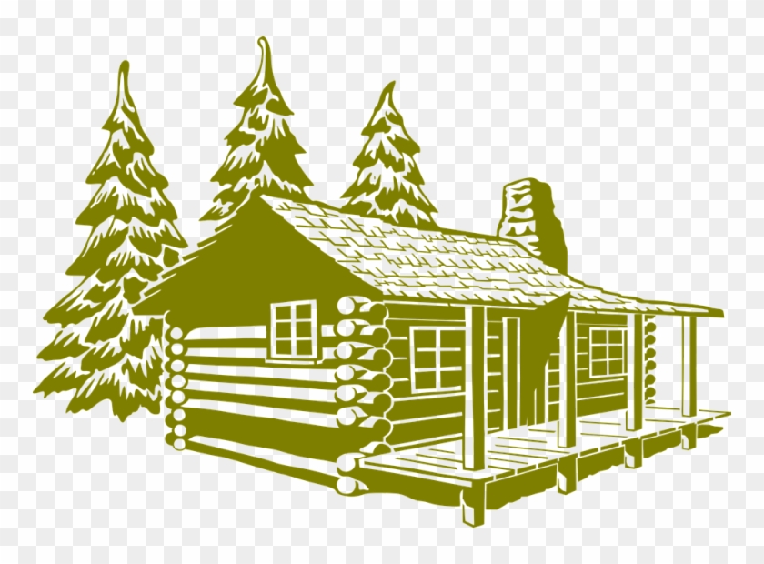 Lodge Clipart Country Home - Cabin Png #747077
