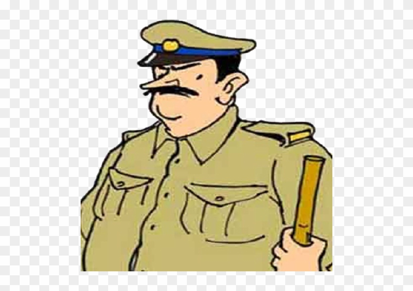 Super Cop Delhi - Indian Police Man Clip Art - Free Transparent PNG Clipart  Images Download