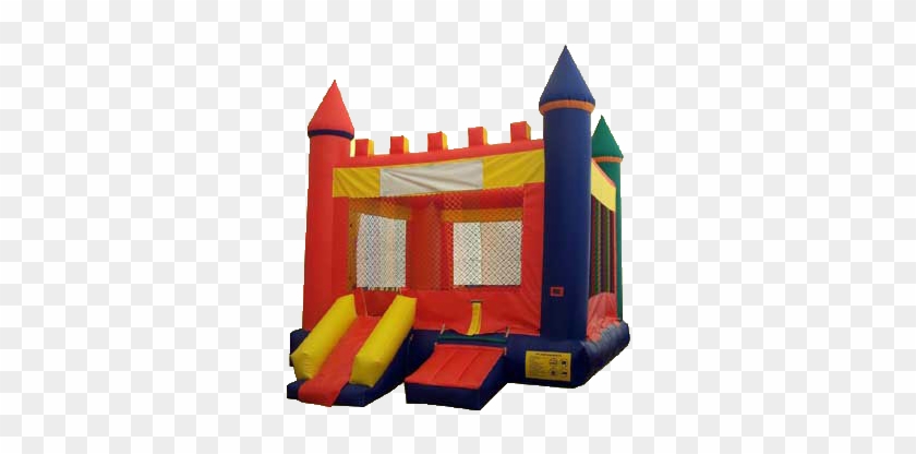 13 X 13 Red And Blue Castle - Inflatable Castle #747366