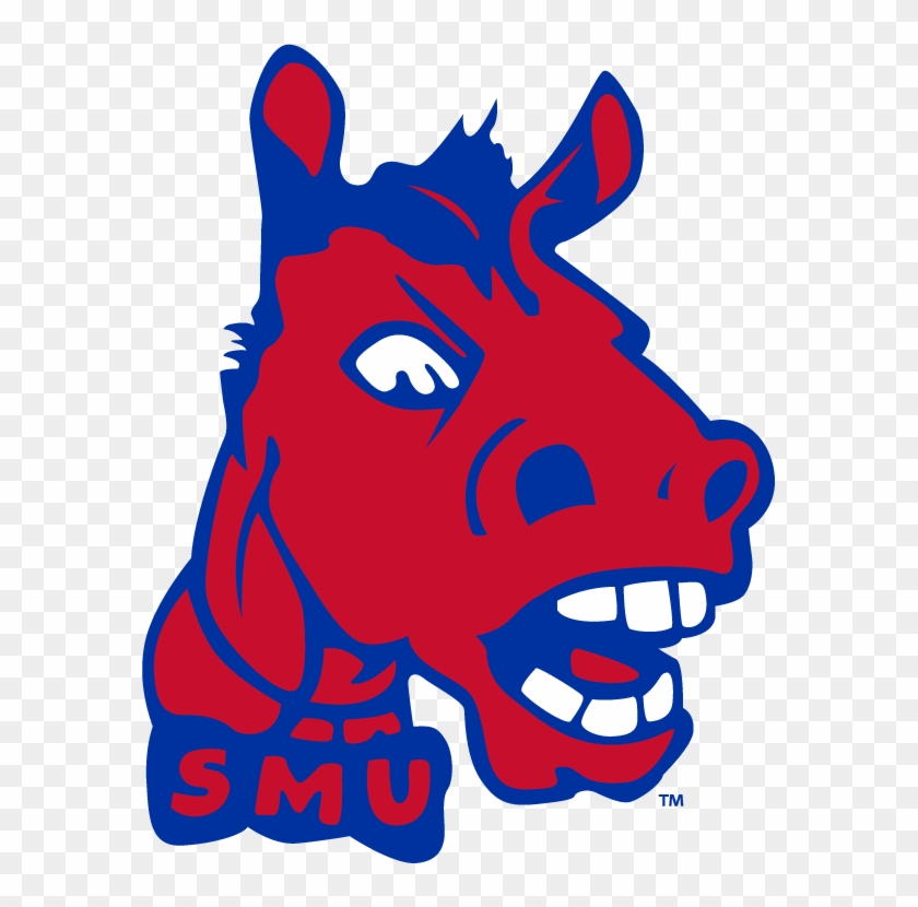 Mustang, Smu - Tailgate Clothing Company Soft Distressed Angry Horse #747380