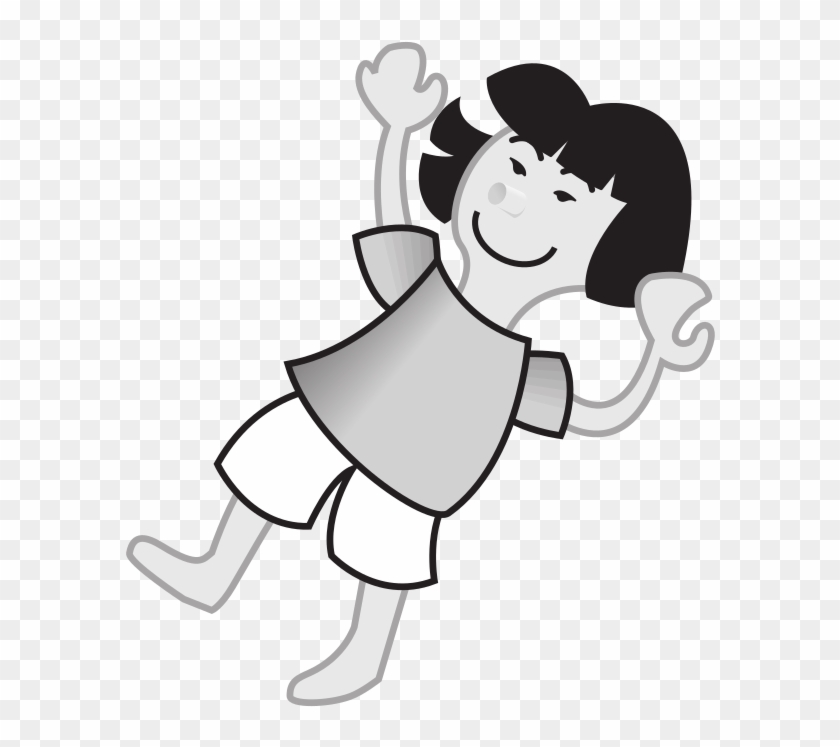 Medium Image - Png Clipart Girl Falling #747387