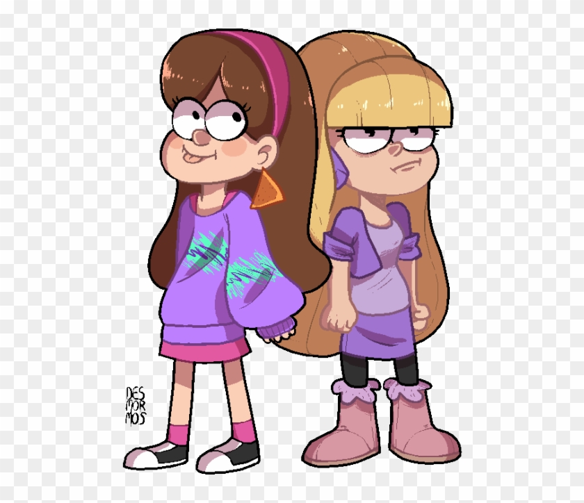 Gravity Falls,фэндомы,gf Арт,gf Art,mabel Pines,gf - Mabel And Pacifica Fan Art #747420