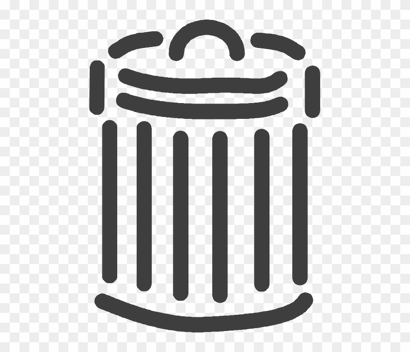 Every American Makes - Black Trash Can Clip Art #747442