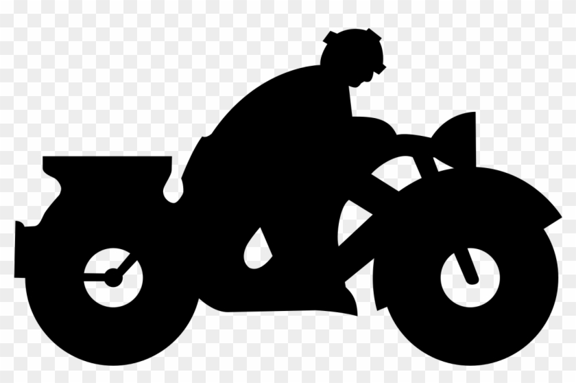 Filesinnbild Kraftrad - Motorcycle Silhouette Png #747472