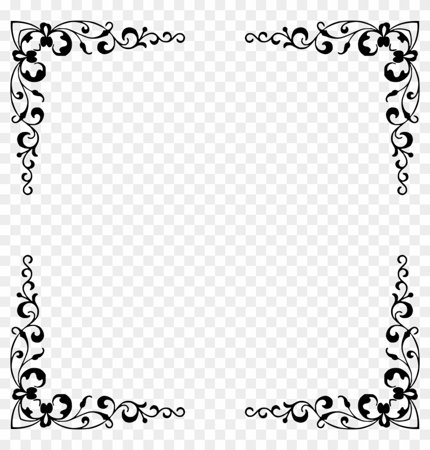 Big Image - Elegant Frame Black And White #747492