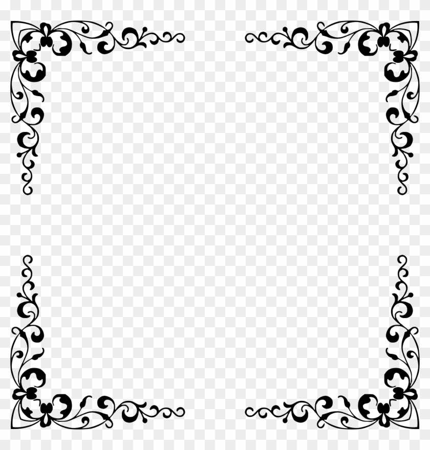 Big Image - Elegant Frame Black And White #747492