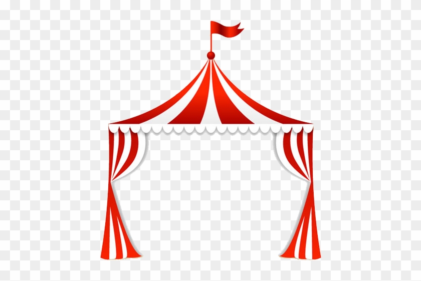 Circus Carpa Tent Clip Art - Circus Tent Clipart #747601