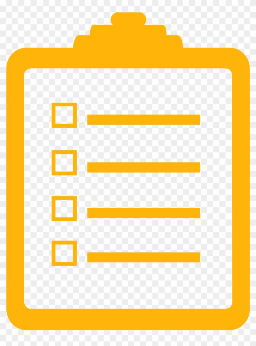 Checklist Noun Project 5166 Yellow - Action Plan White Icon #747631