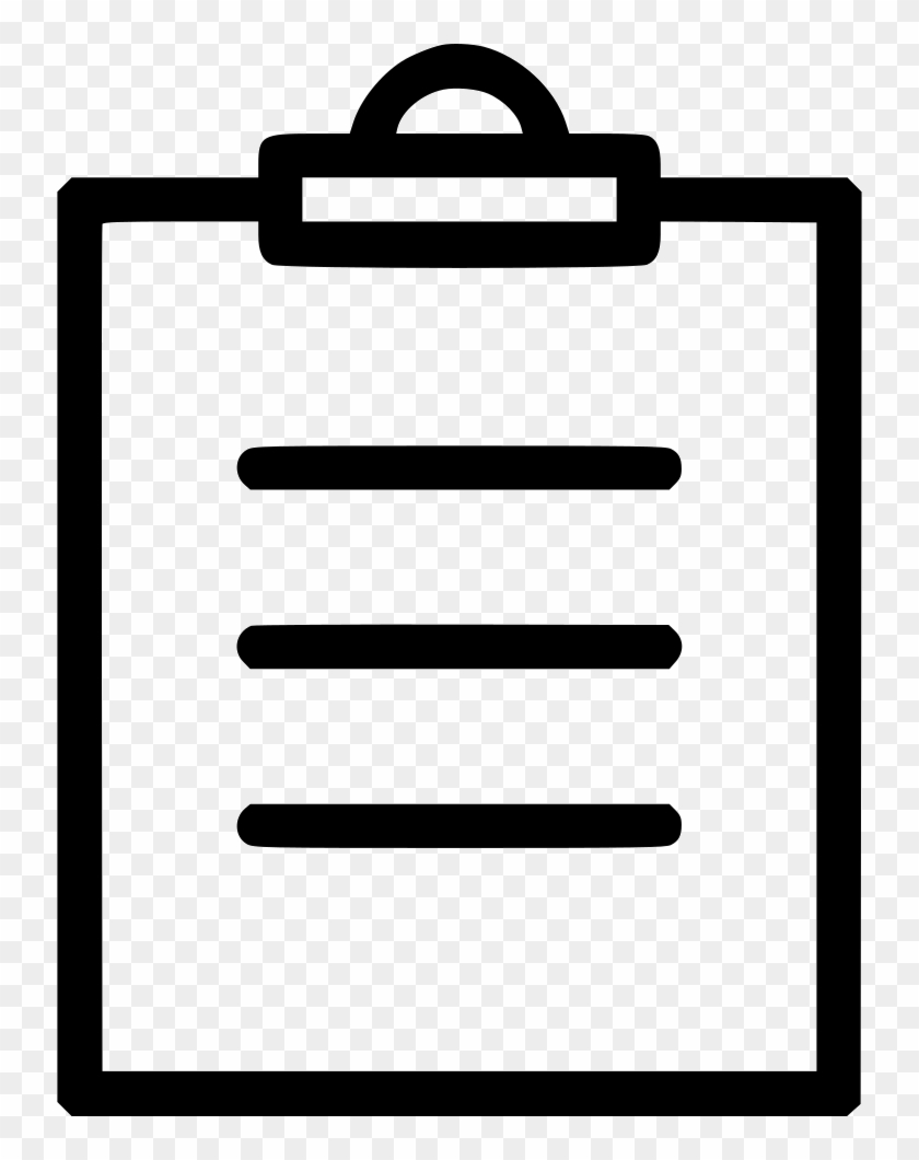 Clipboard List Checklist Text Inventory Comments - Tool #747640