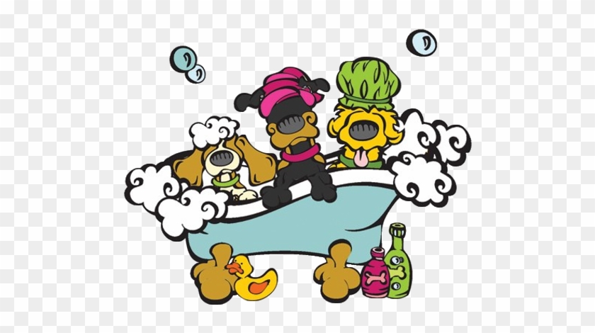 Pics Photos Funny Dog Bath Cartoon Clip Art Images - Dogs In A Bathtub #747667