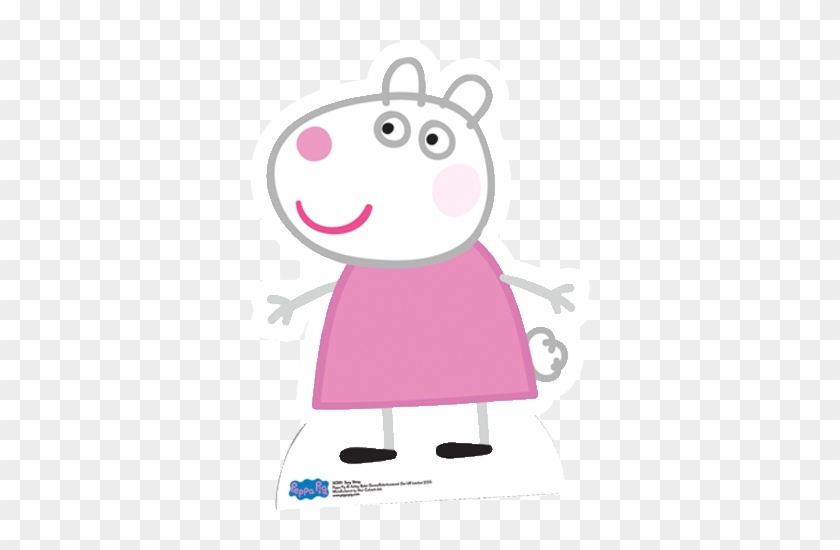 Suzy Sheep Cardboard Cutout On Ozzie Collectables - Peppa Pig Suzy Sheep #747673