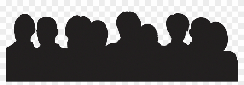 28 Collection Of Crowd Of People Clipart Png - Crowd Silhouette #747700