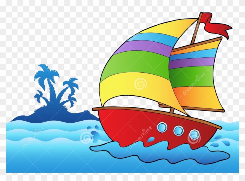 Sailboat Cartoon Clip Art Sea Island 1300*967 Transprent - Sailboat Cartoon Clip Art Sea Island 1300*967 Transprent #747765