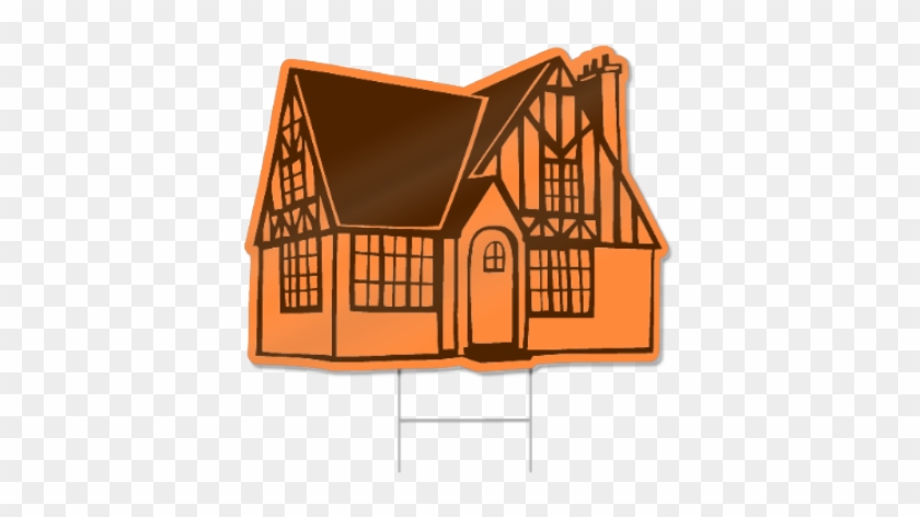 House Shaped Sign - Tudor House Clip Art #747721