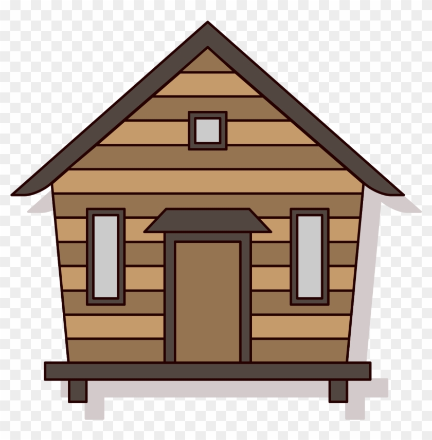 Chalet Log Cabin House - Cabin Cartoon Transparent #747731
